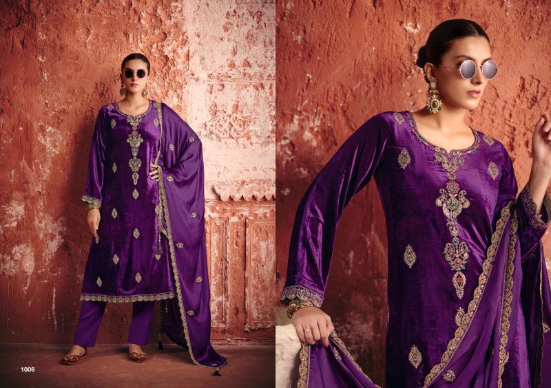 Khwaish By Rangati Plush Velvet Salwar Kameez